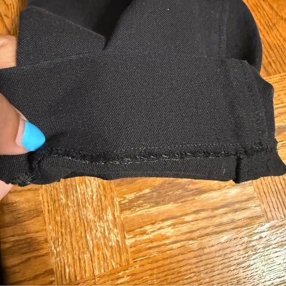 AYR Cropped Skinny Jeans in Black Sz 24 Mid Rise Stretch No Front Pockets Sleek - Picture 12 of 16